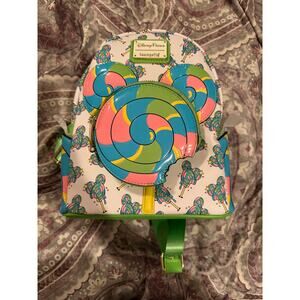 NWT Disney Parks Loungefly Lollipop Eats Mickey Mouse Mini Backpack